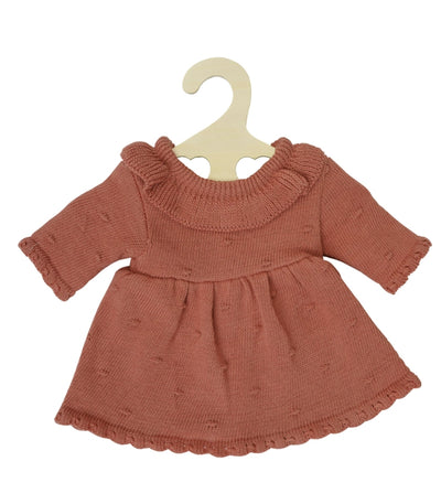 Heless Dolls Knitting Dress Peach, 28-35 cm