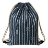 Clayre eef rugzak blauw wit 34x1x43cm