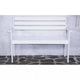 Sens semmy banco de madera 120cm blanco