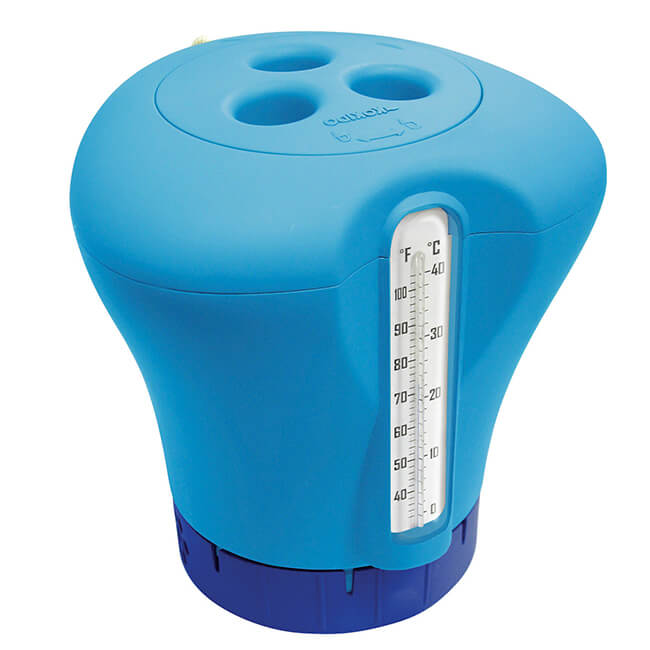 Control de cloro de piscina con termómetro