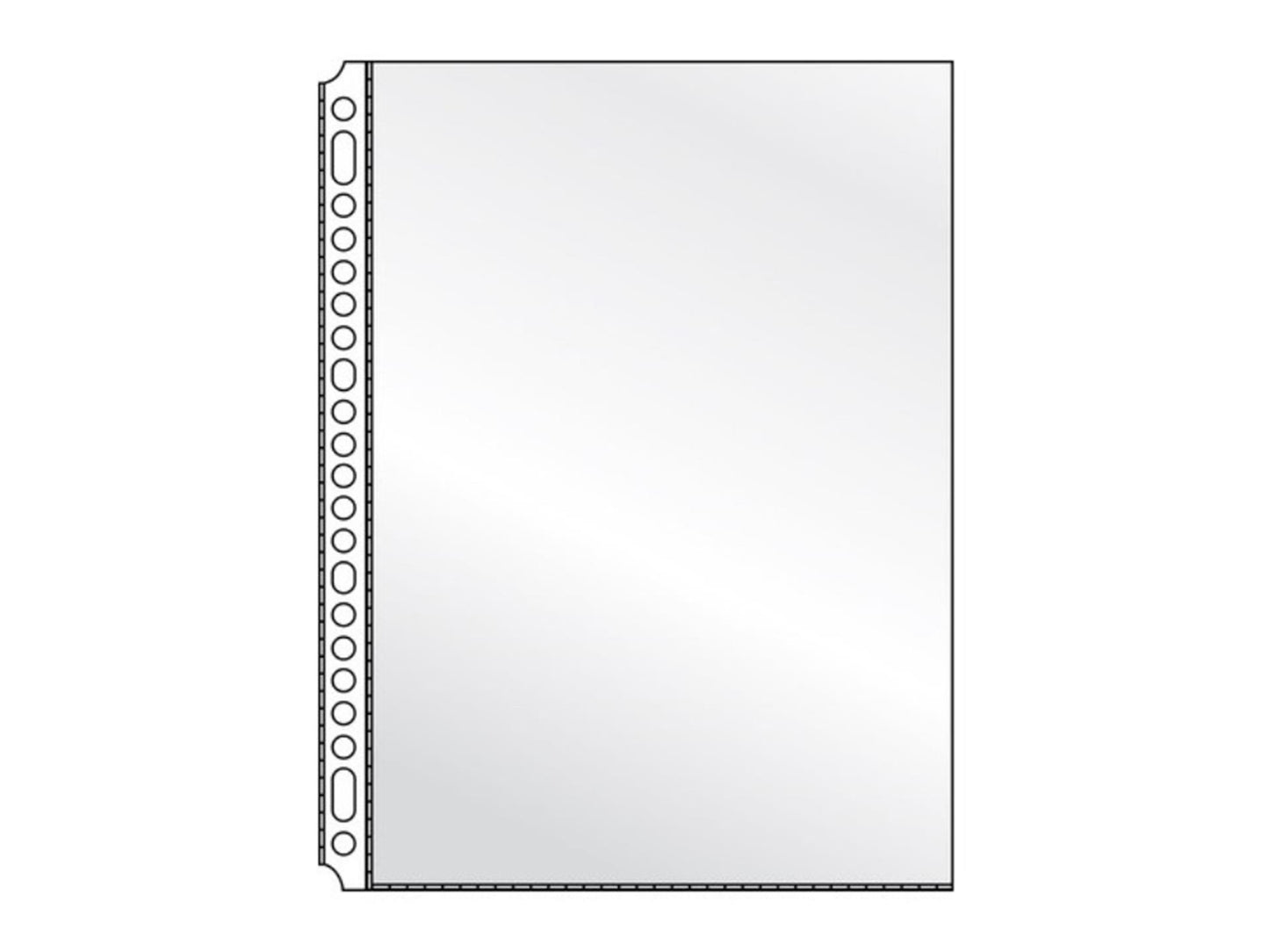 Bolso de exhibición canguro a4 23r. caja cristalina 10x10 piezas