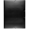 Carpeta elasto canguro a4 plastico negro