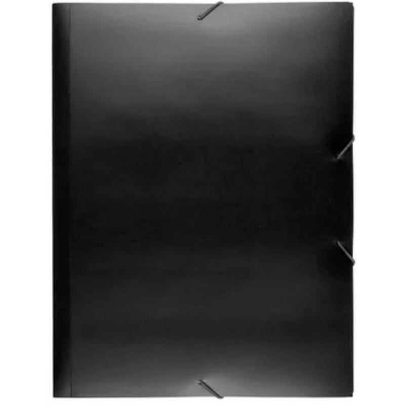 Carpeta elasto canguro a4 plastico negro
