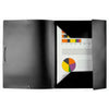 Carpeta elasto canguro a4 plastico negro