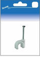 Enzo clips para cables blancos redondos 7mm 25 piezas - 6613481