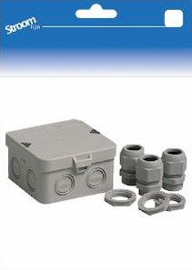 Scatola cavi attema ak1 + 3 pressacavi m20 ip65 - 6634020