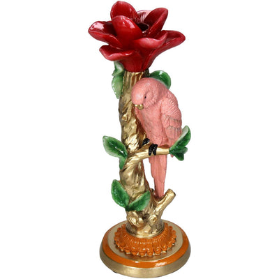 Kersten kandelaar bird polyresin h26cm