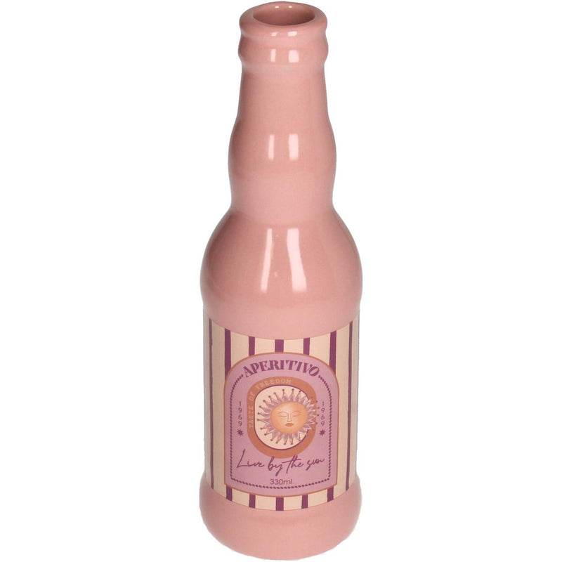 Kersten vaas aperitif keramiek roze h21.8 cm