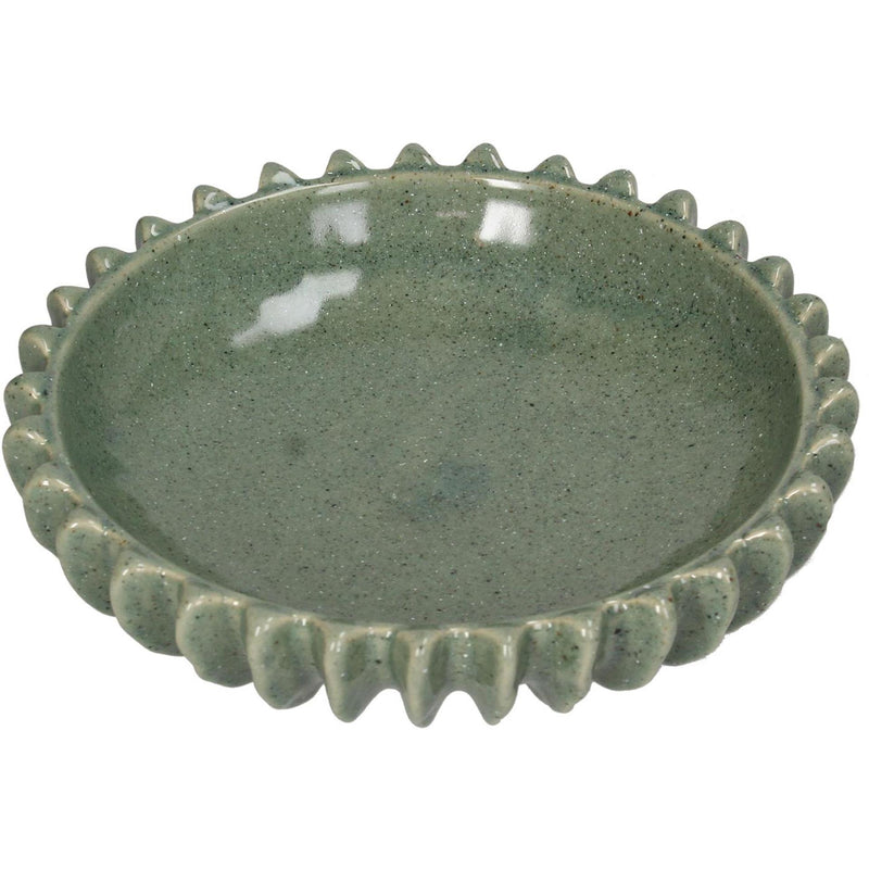 Kersten schaal keramiek green 20x20x5.5cm