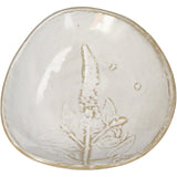 Kersten bord veldbloem keramiek white 11.5x10.5x2cm - afbeelding 1