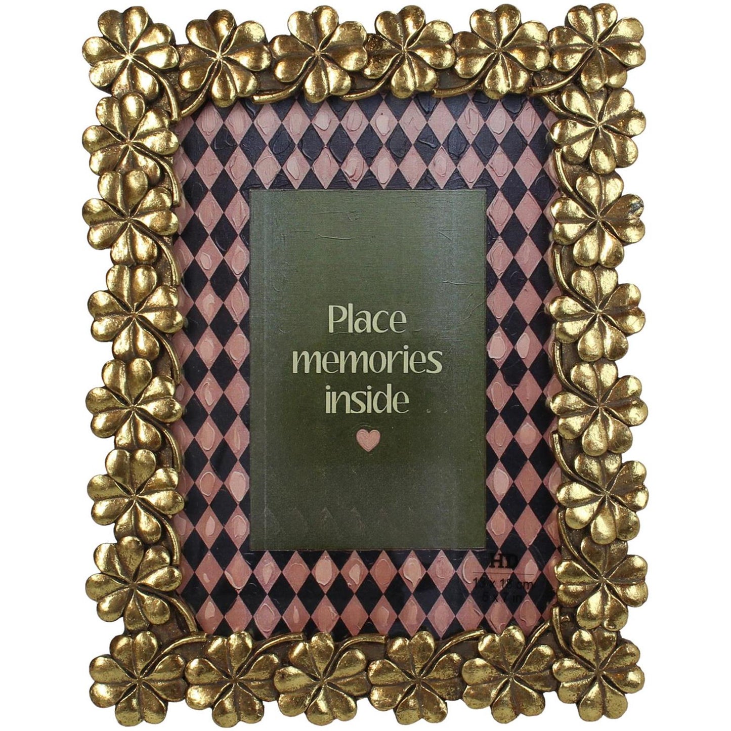 Kersten photo frame four-leaf clover polyresin 13x18cm