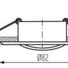 Foco empotrable Kanlux orientable 50mm negro - 5013138