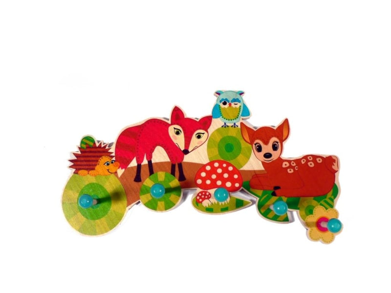 Hess perchero animales del bosque