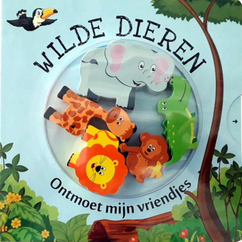 Libro di cartone Incontra i miei amici animali selvatici