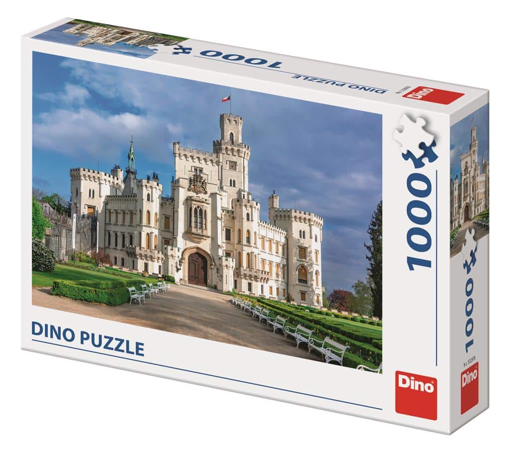 Dinotoys Dino Puzzle - Castello di Hluboká nella Repubblica Ceca - 1000 pezzi