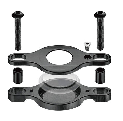 Katana air tag holder for saddle bottle cage
