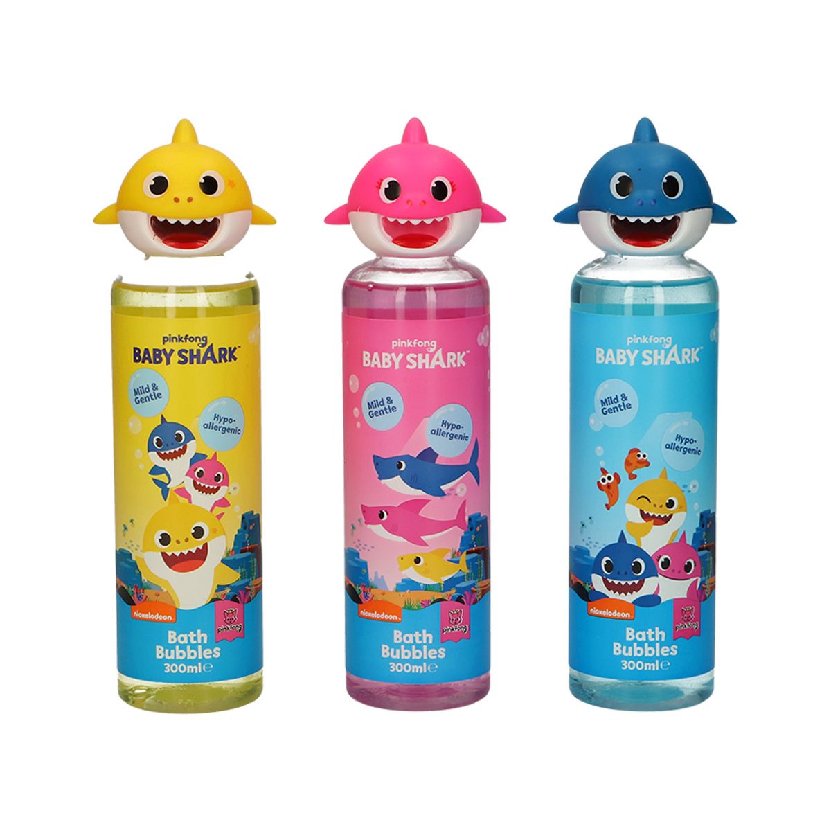 Baby shark bath bubbles yellow 300ml