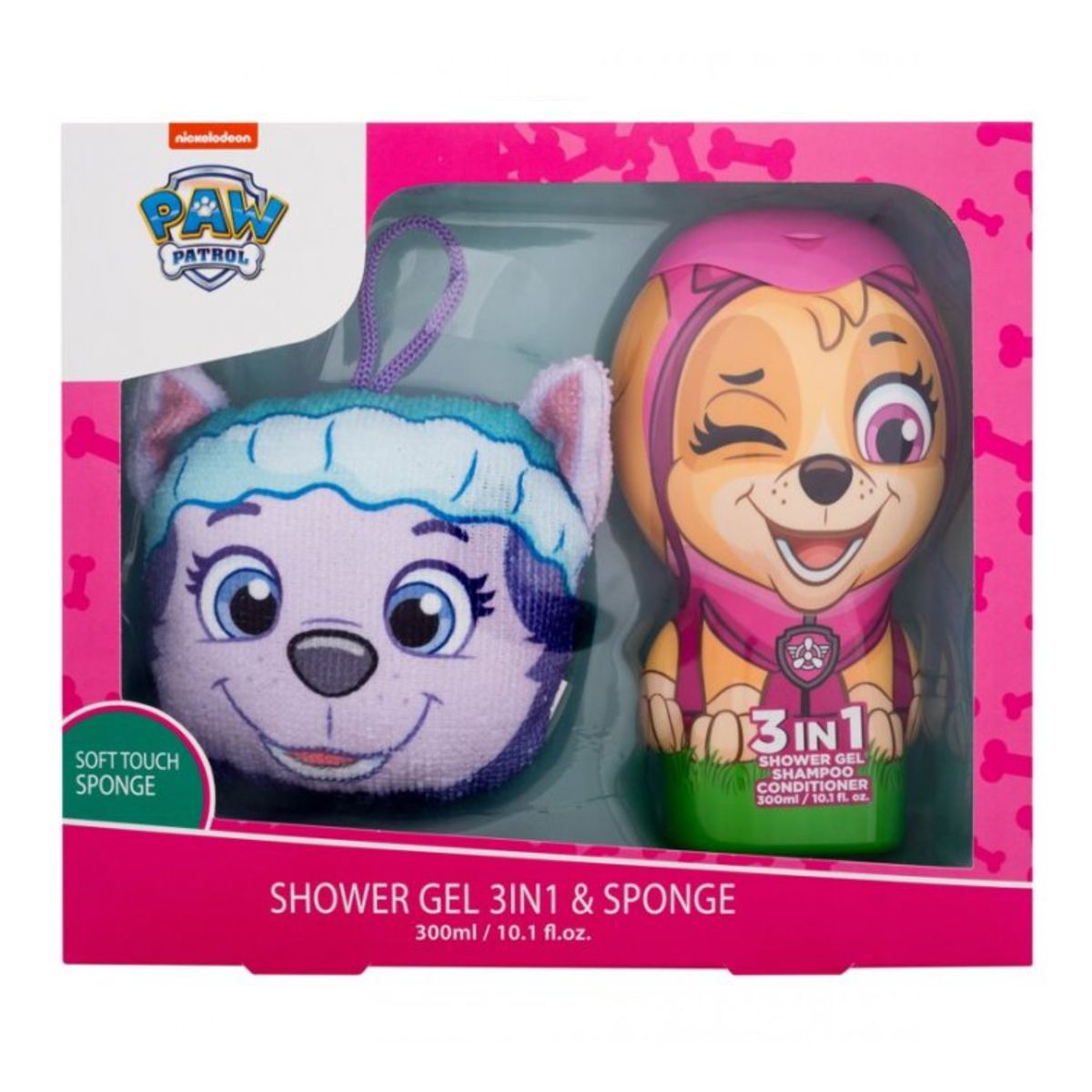 Pattuglia di paw pattuglia set skye showergel + spugne