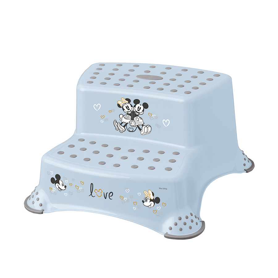 Keeeper opstapje kids lichtblauw mickey minnie mouse 40 x 37 x 21 cm