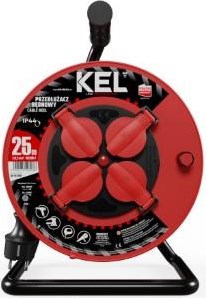 Kel enrollador de cable h05 3x1.5qmm 25m rojo ip44 - 1167282