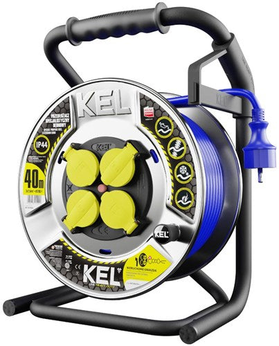 Kel carrete de cable prof h07bq-f 3x2.5qmm 40m azul - 1167340