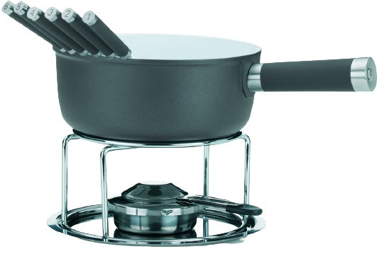 Kela Lancy Cheese Fomue 2 litri di ceramica Black a 10 pezzi