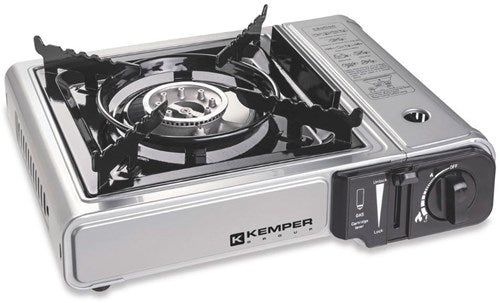 Fornello a gas portatile Enzo Kemper - ideale per kit di emergenza - 73647