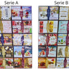 Cartoline di Natale 10 in scatola espositiva + busta ABC