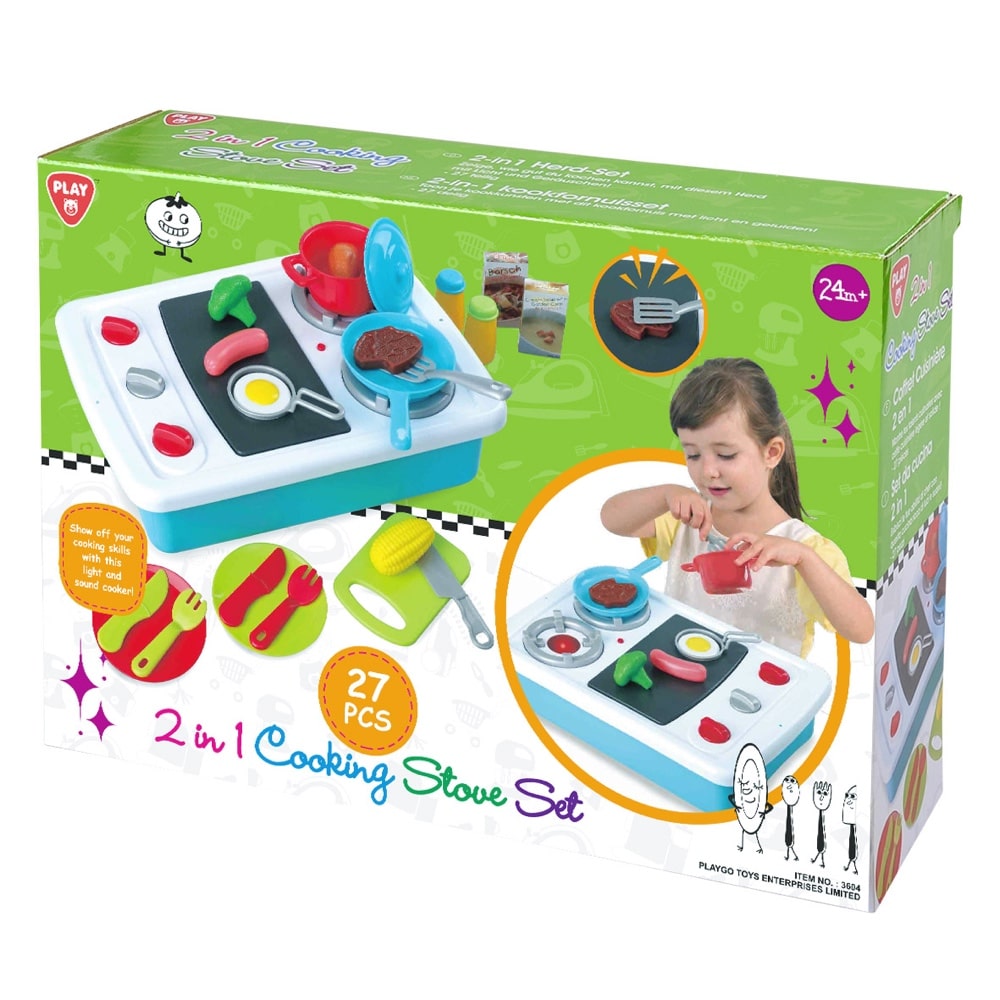 Set da forno da 2 in 1 da cucina con set da gioco a 27 pezzi