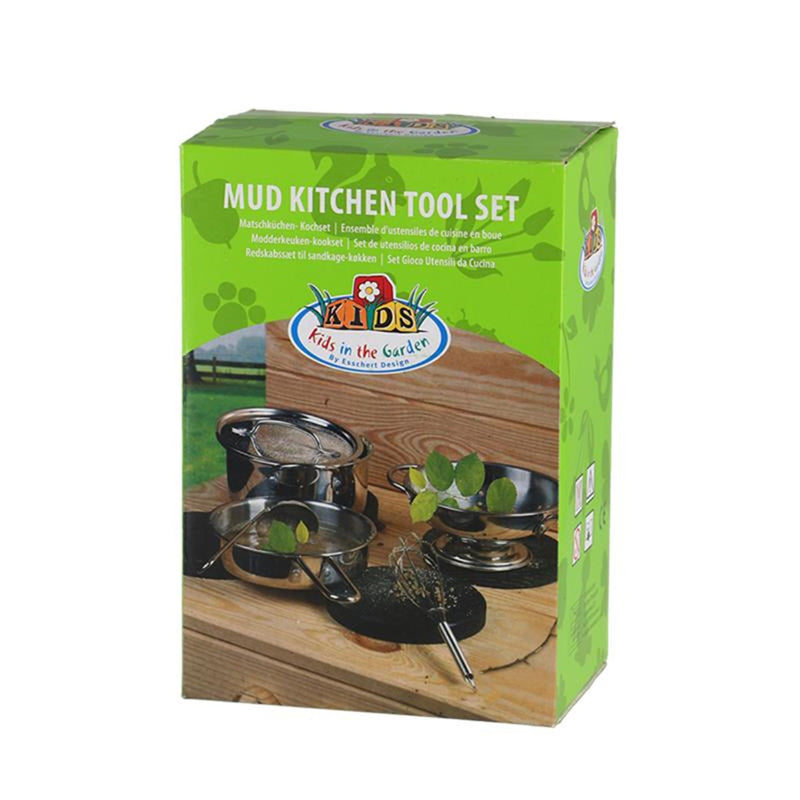 Design ESSCHERT ESSCHERT Design Play de cocina de 6 piezas para acero inoxidable de barro