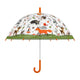 Esschert design ombrello per bambini animali del bosco