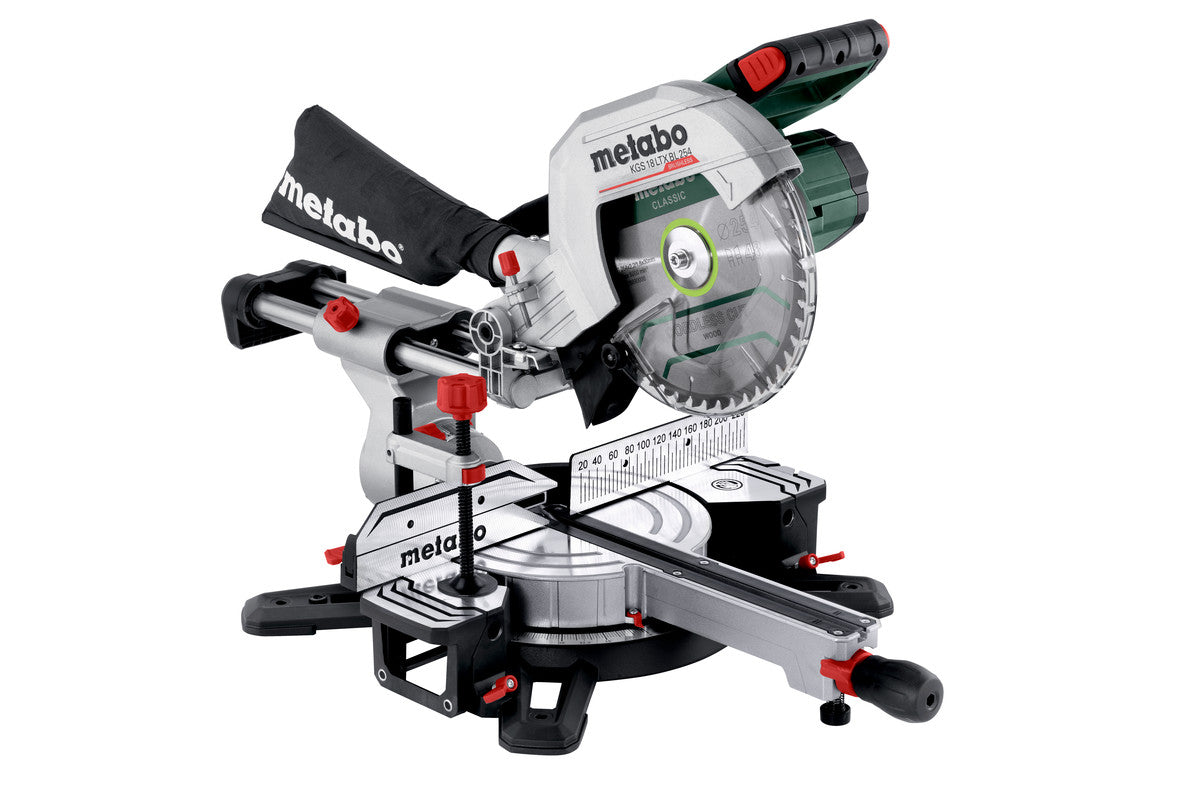 Metabo kg 18 ltx bl 254 | troncatrice a batteria | 254 mm | 18v| corpo | senza caricabatterie
