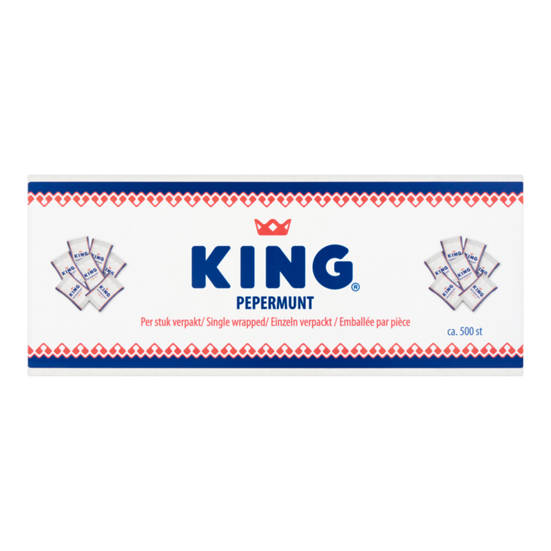 King Peppermint confezionato per pezzo (500x 2gr)