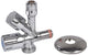 Attacco apparecchio Kirchhoff ad angolo, cromato, 3 8 et x 3 4 et x 3 8 et x 10 mmq, con valvola di non ritorno, autosigillante - 98629500