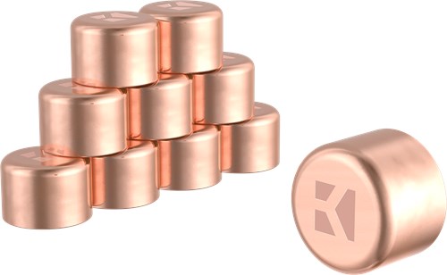 Tappo terminale Kirchhoff in rame, nudo, 15 mm, 1 presa (5301) (10x) - 989207655