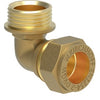 Ángulo de transición de latón Kirchhoff 90°, ciego, 18 mm x 1 2 ag, acoplamiento de abrazadera para tubo de cobre - 989452317