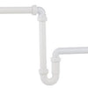 Kirchhoff polypropyleen ruimtebesparende sifon voor wastafel, 1 1 4 x 32 mm - 98833518