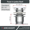 Desagüe universal para lavabo Kirchhoff, emergente 1 1 4 (5 4 ) | cromo - 98807330