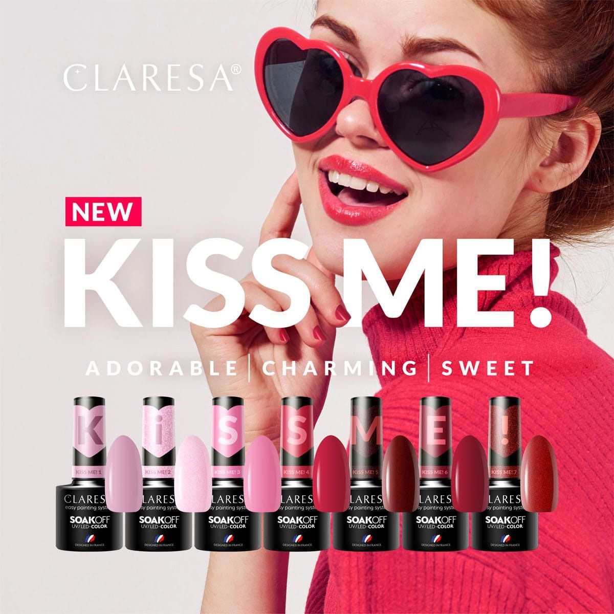 Clarisa Claresa UV Led Gellak 5ml Kiss Me 3