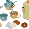 Set di tè da cucina con prelibatezze da gioco riciclato