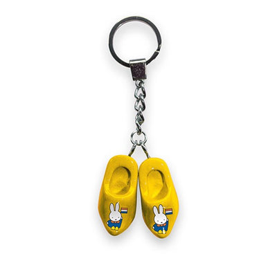 Nijntje sleutelhanger 2 klomp 4 cm geel