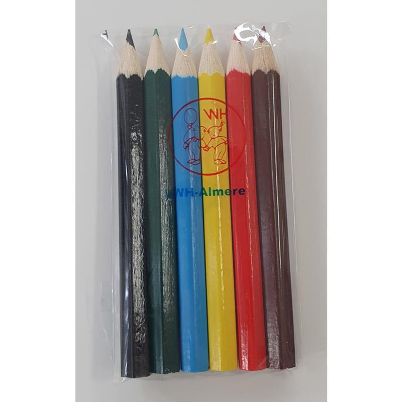 Mini matite colorate, 24 astucci da 6