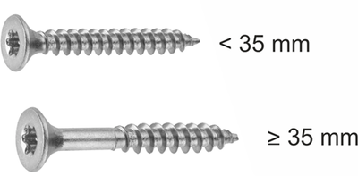 Tornillo connex tx 3.5x25 500uds a2 - kk3263525
