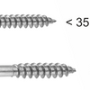 Connex tx-schroef 4.5x60 150st a2 - kk3264560