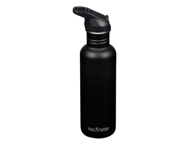 KLEAN KANTEEN BEINKING BOTCHE - Classico - Capo sportivo con Flip - Nero - 800 ml