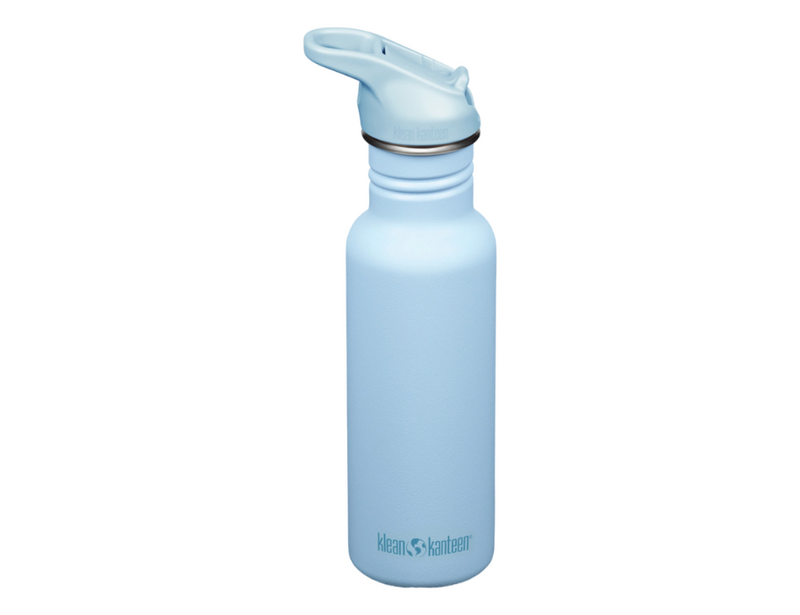 KLEAN KANTEEN BEINKING BOTCHE - Classico Stretto - Capo sportivo con Flip - Clear Sky - 532 ml