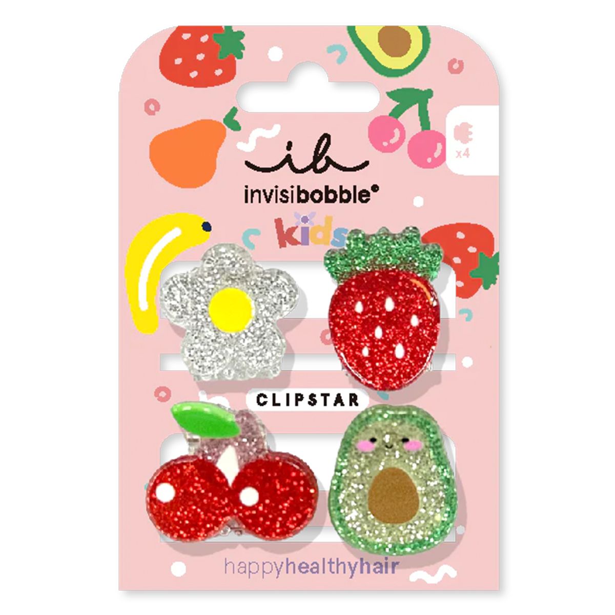 Invisibobble clipstar kids frutti fun 4uds.