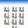 Staffa a morsetto 031 16-22mm grigio jsl 10 pezzi - 6613295