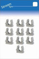 Enzo klembeugel 031 16-22mm grijs jsl 10 stuks - 6613295