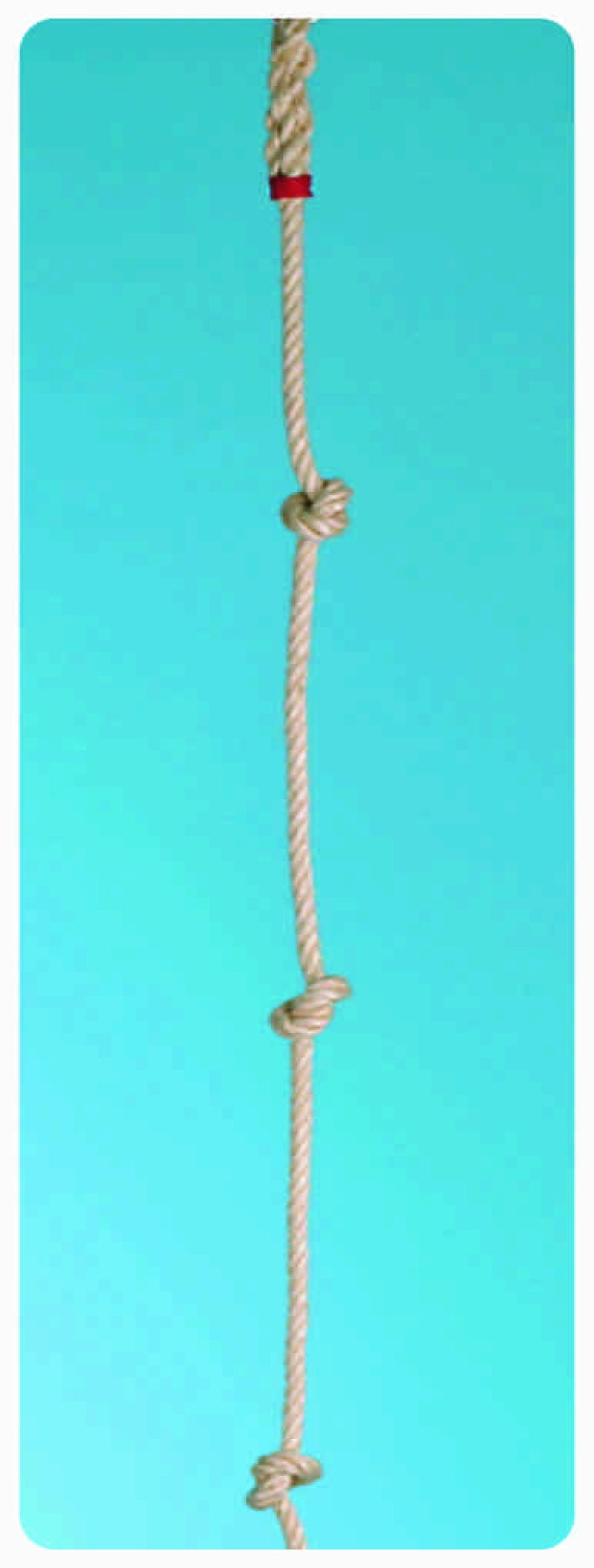 Corda da arrampicata NHF extra spessa con 3 nodi (8 cm 2 m)